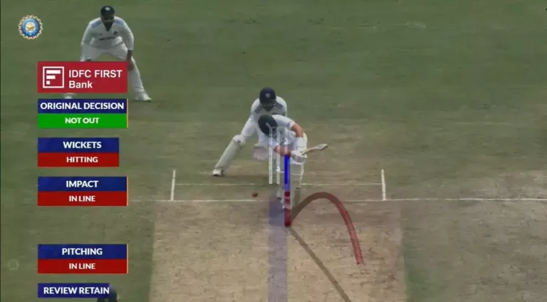 Joe Root LBW dismissal in IND vs ENG Test series.