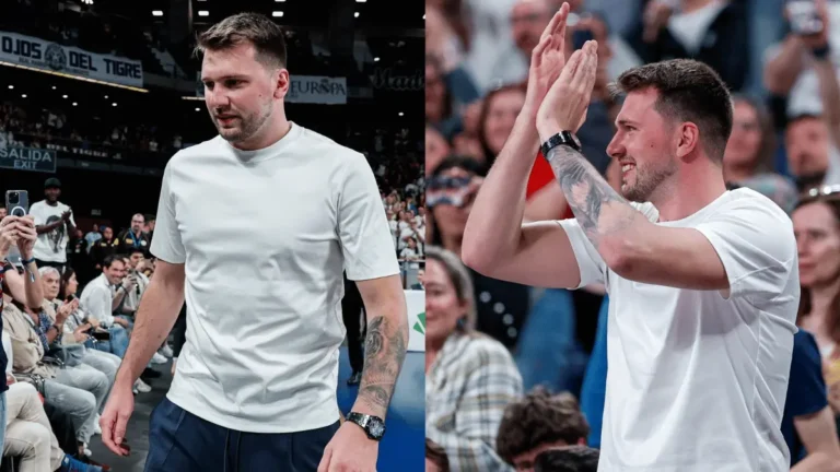 Skinny Luka Dončić’s at Real Madrid basketball game