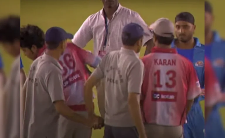 Harbhajan Singh slaps Sreesanth