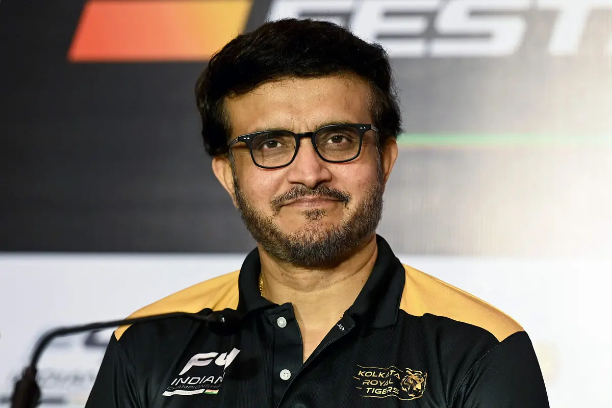 Former India captain Sourav Ganguly.