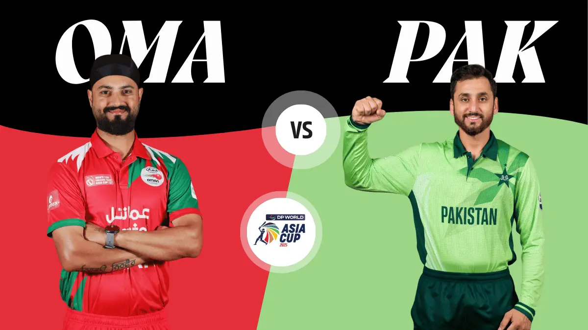 Oman vs Pakistan Live Score